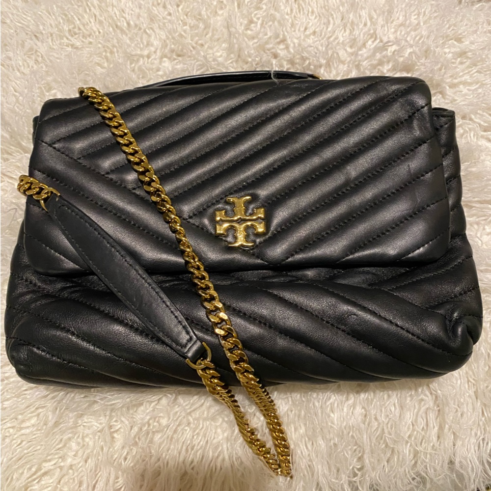 Tory Burch Kira Chevron in Black